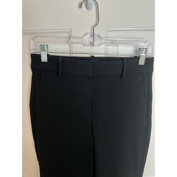 J. Crew Ruby Crop Pant Black Stretch Twill Women's 2 Back Seam Career Work - Picture 4 of 14